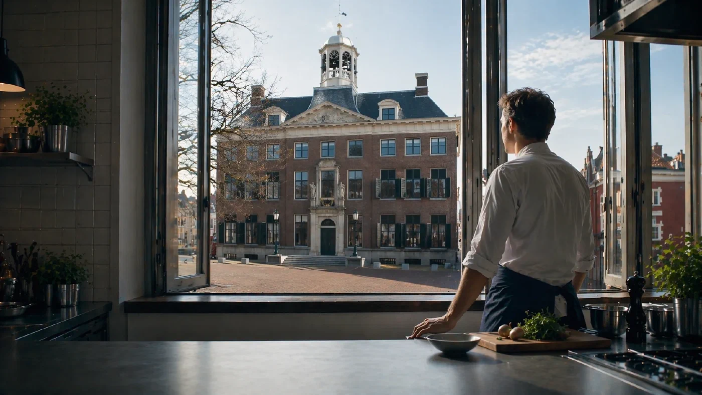 Keuken en in historisch Leeuwarden