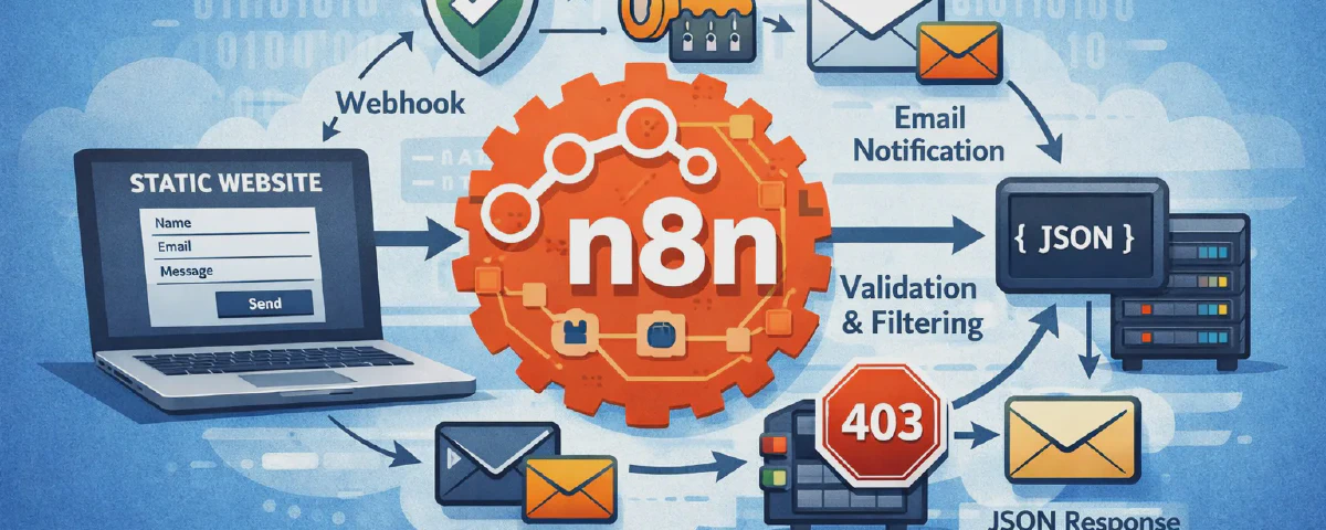 Featured image for Een contactformulier op een static website, zonder afhankelijk te zijn van derden